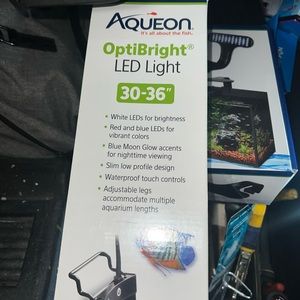 Aqueon aquarium light 30-36”